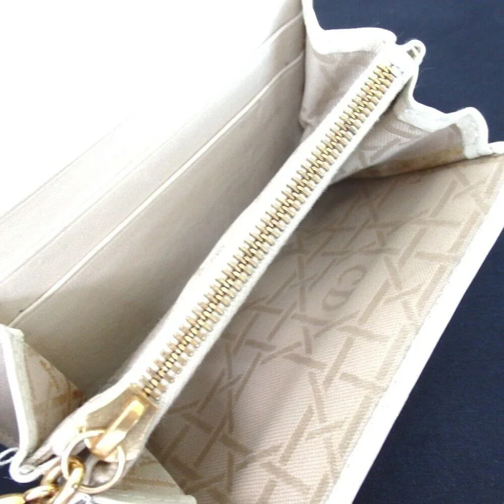 Authentic Christian Dior Canage stitch coin Wallets leather [Used]